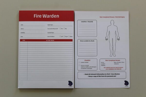 Fire Warden Checklist with FREE Lanyards (Quantity 20) - Image 3