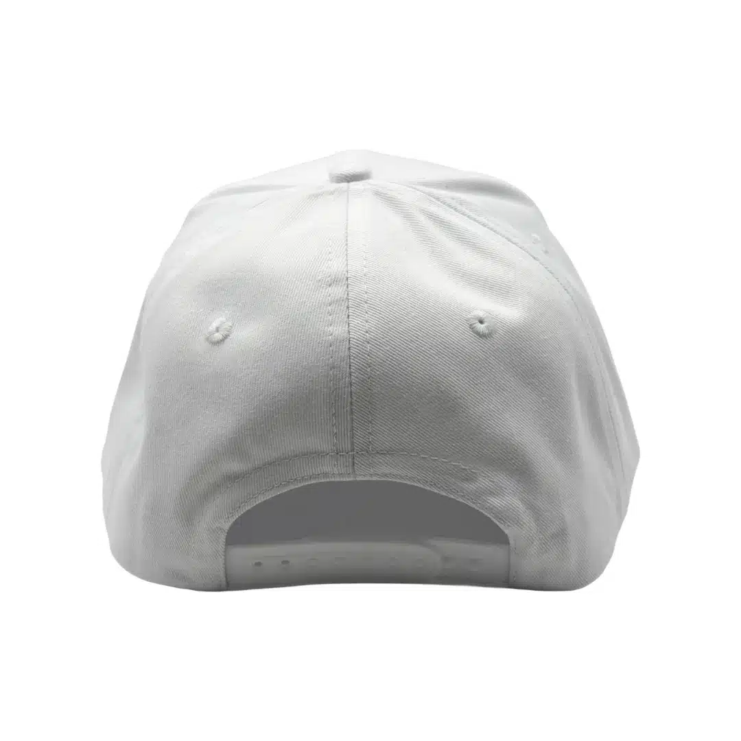Chief Warden hat rear view - white evacuation warden hat