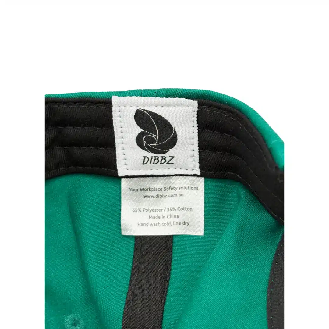 First Aid Warden hat tag close-up